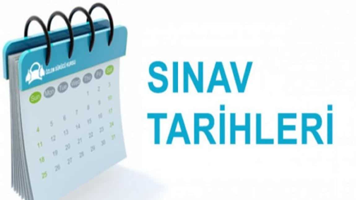 2025-2026 Eğitim Öğretim Yılı I. DÖNEM I. SINAV TAKVİMİMİZ